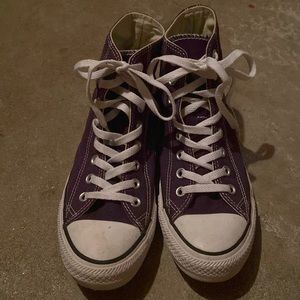 Purple High Top Converse